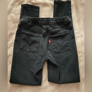 Girls Levi’s black jeggings size 10